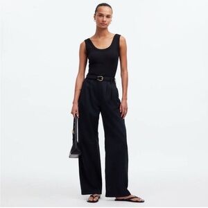 Madewell Black Wide Leg Jumpsuit